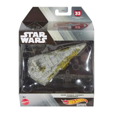 Imagem de Hot Wheels Star Wars Starships Select Premium Diecast #33 Grand Admiral Thrawn's Star Destroyer Chimaera