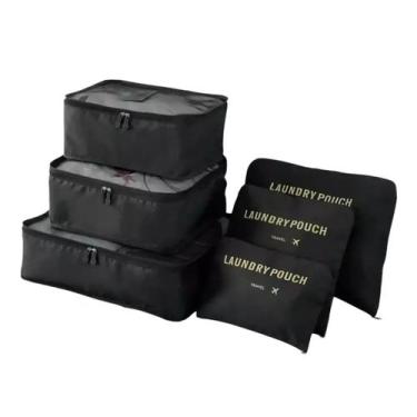 Imagem de Kit Organizador De Mala Bolsas De Viagem 6 Peças Necessaires - VRABAGS