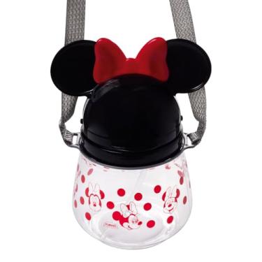 Imagem de Garrafa Lúdica com Tampa Automática e canudo retrátil Minnie 1,1L Plasútil