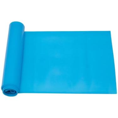 Imagem de Faixa Elástica Forte Thera Band Exercício Fisioterapia Yoga - Azul