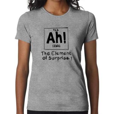 Imagem de Baby Look AH The element of surprise - Foca na Moda, Cinza, M