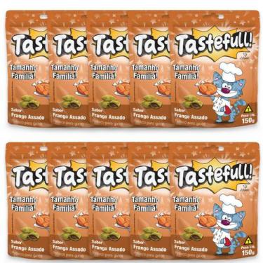 Imagem de Hana Tastefull Para Gatos Sabor Frango 150g Kit 10 Un
