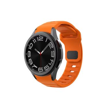 Imagem de NERDCASE, Pulseira Silicone, Compatível com Samsung Watch, 22mm, Laranja