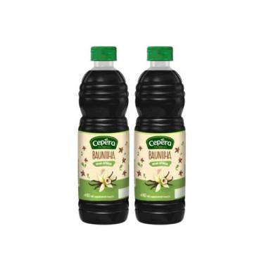 Imagem de Kit Com 2 Un. Aroma Artificial Baunilha Cepêra Garrafa 480ml