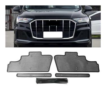 Imagem de Acessórios do carro auto grade dianteira inserção net anti-insetos poeira à prova de lixo capa interna malha protetora compatível para q7 2020-2023(For Q7 QUATTROSLINE)