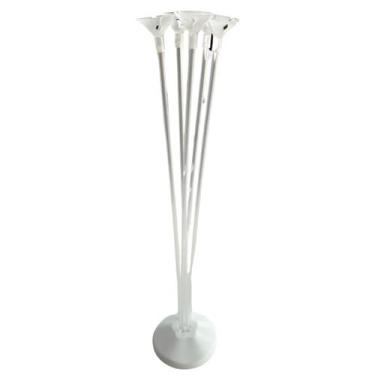 Imagem de Suporte Balão 28cm C/5 Hastes Base Fixadora Festa Decoração - Crgfesta