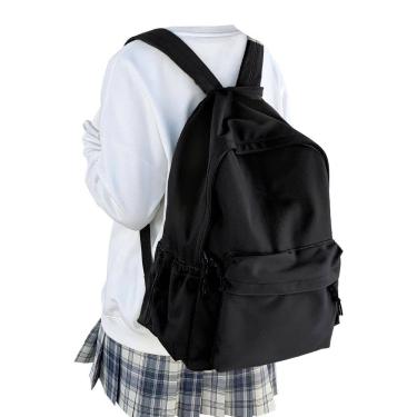 Imagem de Mochila WEPOET Classic Basic preta impermeável para mulheres