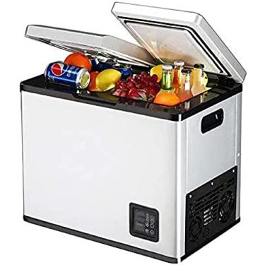 Imagem de Geladeira De Carro 28L DC12-24V/AC220V Mini Caixas De Refrigeração Compressor De Geladeira Para Refrigeração De Piquenique De Viagem De Condução -20~20 Graus,38 Litros,52 * 35 * 34.8cm,Collector88