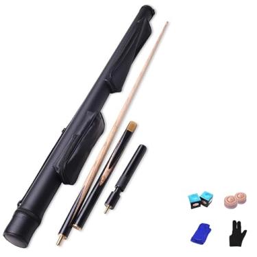 Imagem de Taco de Bilhar Premium, Feito com Madeira, Desempenho Impecável e Construção Robusta para Jogadores Exigentes (Tacos de bilhar e acessórios+ barril de tacos, 9.8mm)