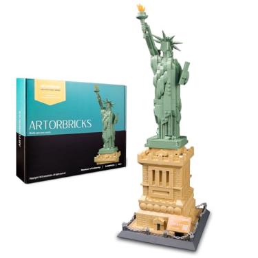 Imagem de ArtorBricks Statue of Liberty Architecture Model Kit - 1577-Piece Premium Building Set for Collectors, Detailed Display & Thoughtful Gift Idea