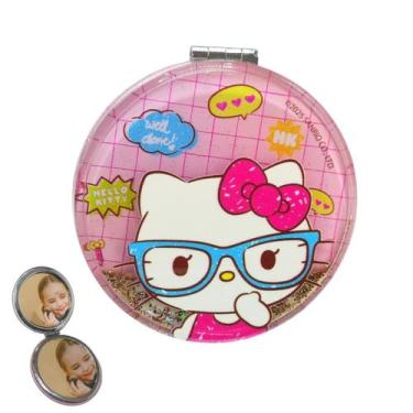 Imagem de Espelho Maquiagem Cuidados Com a Pele Bolsa  Hello Kitty - Sanrio