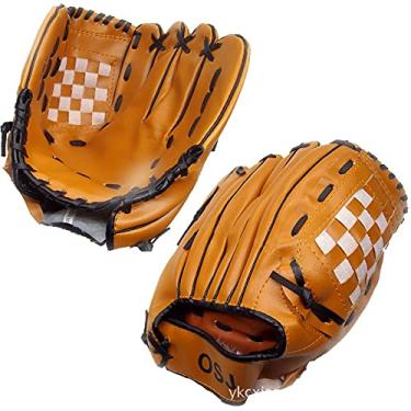 Imagem de Luva de basebol, luva de softball crianças e adultos luvas de beisebol de lançador mais grossas luvas de softball (tamanho: 11,5 polegadas)