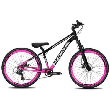Imagem de Bicicleta Aro 29 KOG 1X7 Tipo Freeride Viking Hupi Gios, Rosa degrade 