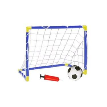 Imagem de FUTEBOL GOLZINHO MINI TRAVE 41x60x29CM COM REDE BOLA E BOMBA - ARK BRA