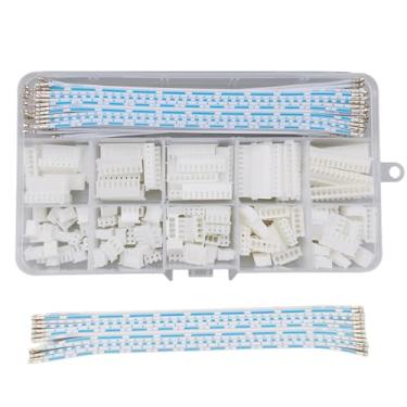 Imagem de Kit de conectores XH de 2,54 mm com cabos de fita pré-crimpados, fio 2/3/4/5/6/7/8/9/10...