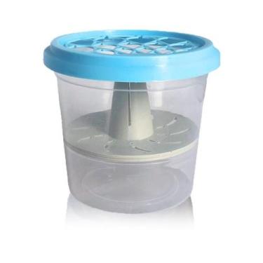 Imagem de Pote para Anti Mofo 130g com Tampa Azul - Casa dos Químicos