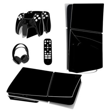 Imagem de PlayVital Conjunto completo de adesivos para ps5 Slim Console Disc Edition (o novo design menor), capa de decalque de vinil para controle ps5, fone de ouvido, estação de carregamento e controle remoto