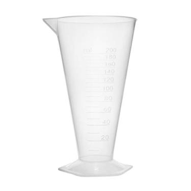 Imagem de Copo medidor cônico, capacidade de 200 ml com graduações de 5 ml, polipropileno, Eisco Labs