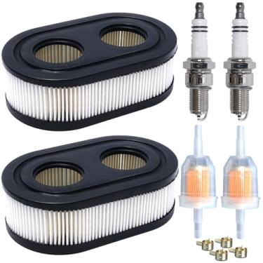 Imagem de IRONHIT Filtro de ar 593260, vela de ignição para cortador de grama, compatível com a série 550E 500ex 550ex 625e 675ex 675exi 725exi 575exi, filtro de combustível para cortador de grama de 1/10.2 cm