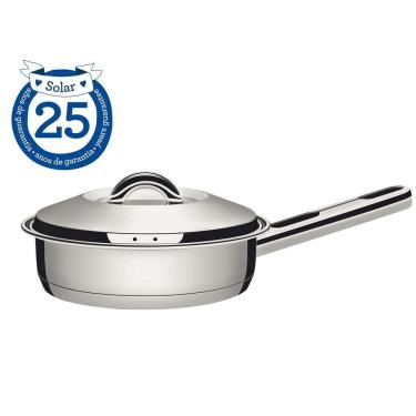 Imagem de Frigideira Tramontina Solar 62500240 Aço Inox 24 Cm Inox