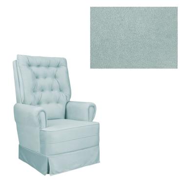 Imagem de Poltrona Amamentação Com Balanço Eloa Para Sala E Quarto - Decor Loppes Pb 602 - Boucle