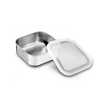 Imagem de Pote Quadrado Em Aço Inox Com Tampa 2,12l - Tramontina