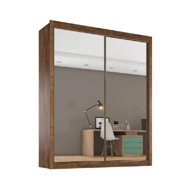 Imagem de Guarda Roupa Zurique 2 Portas Espelhadas MDF - Móveis Europa