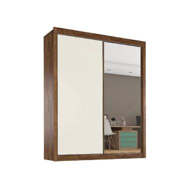 Imagem de Guarda Roupa Zurique 1 Porta Espelhada MDF - Móveis Europa
