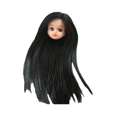 Imagem de Cabeças De Boneca Licca Careca Fofas Para Crianças DIY Maquiagem Práti