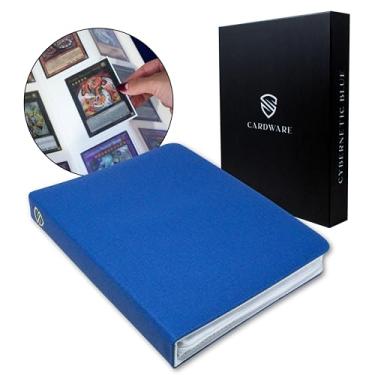 Imagem de CMJJ Gourmet Inc. Pasta Premium Cardware Para Cards Colecionáveis E Colecionáveis, Álbum Com 9 Cartas, Carregamento Lateral 360, Yugioh, Pokémon, Magic: The Gathering Mais (Azul Cibernético)