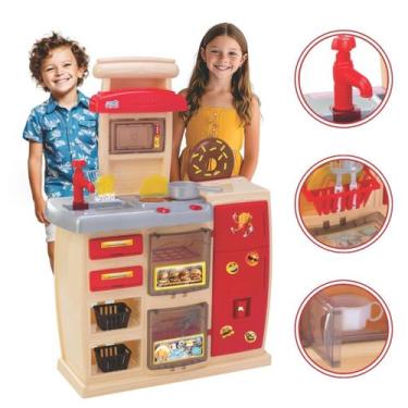 Imagem de Cozinha Completa Infantil Meninos e Meninas com Água e Acessórios - Ma