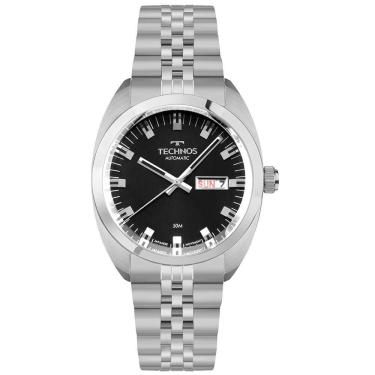 Imagem de Relógio Technos Masculino Automatico Prata - 8205oo-1p 8205oo-1p