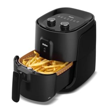 Imagem de Fritadeira Air Fryer Philco 5,5L 1500W PAF55A Cesto Quadrado Preto 220V