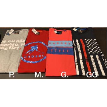 Imagem de Camisa Masculina T-Shirt - CROSBY, Vermelho, P