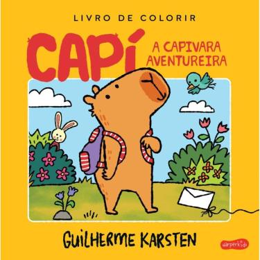 Imagem de Capí, a capivara aventureira: um livro interativo para colorir e criar histórias