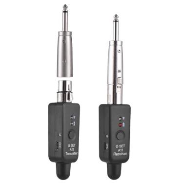 Imagem de summina Transmissor E Receptor Xlr Sem Fio 2.4G, Sistema De Microfone Recarregável Para Mixer Áudio, Guitarra Elétrica, Baixo, Transmissores Receptores Dinâmicos