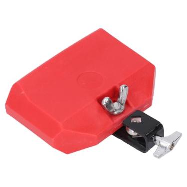 Imagem de WALFRONT Jam Block Hard Plastic Latin Drum Instrument Mount Com Bateria de Madeira para Kits de Bateria Cowbell Stands Aprimorando a Jogabilidade