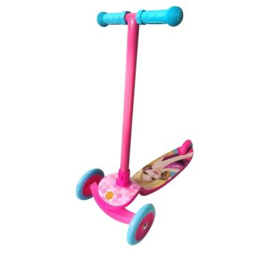 Imagem de Patinete Menina Belinda Princesa Rosa 50Kg Ajustável Radical