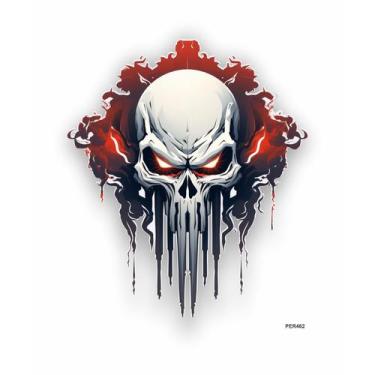 Imagem de Adesivo Decorativo Universal O justiceiro 13cm x 15cm - Resitank