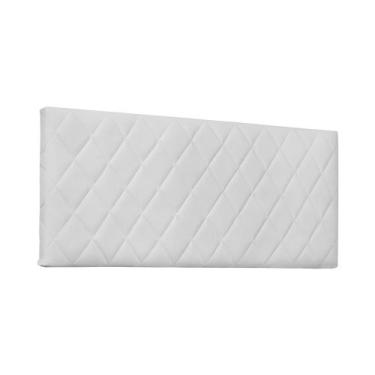 Imagem de Painel de Cama 90cm Diamante Corano - Lucadi Home, Corano Branco