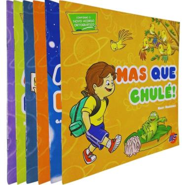 Imagem de Coleção Coisa de Criança Formato 22x22 cm Lombada com Grampos 6 Livros: A Idade da Terra, Ana e Meu Pai, Etc.