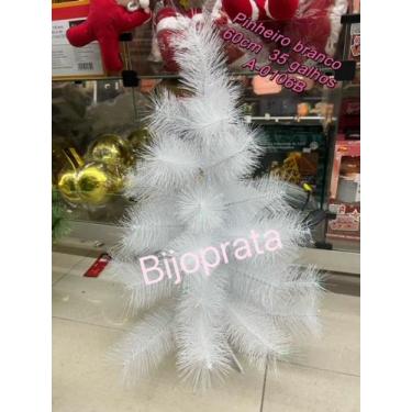 Imagem de Árvore De Natal verde / branca Pinheiro cheio 0.60m/0.90m - bijoprata,