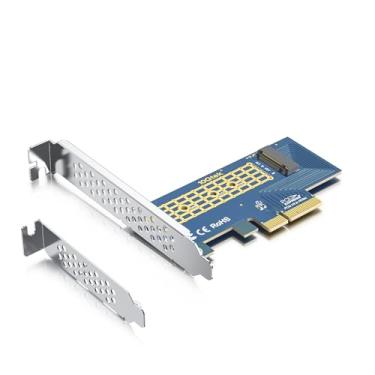 Imagem de ipolex Adaptador PCIe 3.0 para NVMe M.2 para SSD M.2 (M Key), PCIe X4
