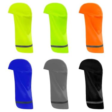 Imagem de Gvhntk Capacete Rígido Com 6 Peças, Protetor Solar Faixa Refletiva, Elástico Para Pescoço, De Caveira Secagem Rápida Atividades Ao Ar Livre, Pesca E Passeios
