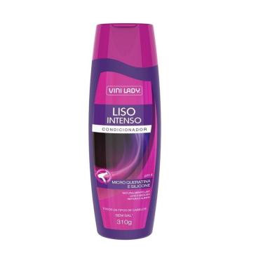 Imagem de Condicionador Liso Intenso Queratina Silicone 310g Vini Lady-Unissex