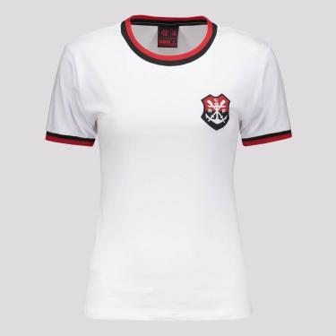 Imagem de Camisa Flamengo High Feminina Branca-Feminino