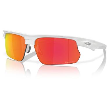 Imagem de Óculos de Sol Oakley BiSphaera Polished White Prizm Ruby-Masculino