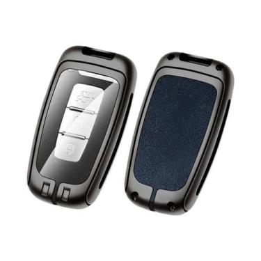 Imagem de Hyundai KIA Car Metal Key Case Capa Shell Fob Para Solaris HB20 I30 Ve