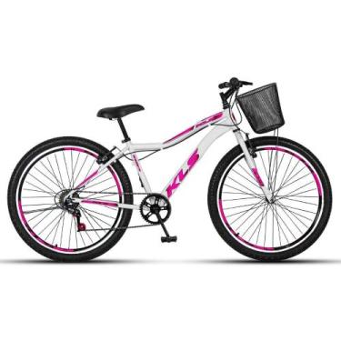 Imagem de Bicicleta Aro 26 Alumínio Kls Sport Gold V-Brake Mono 7V Feminina, Bra