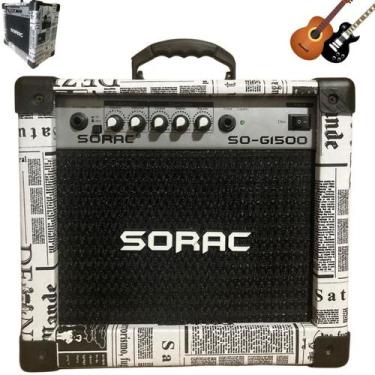 Imagem de Amplificador Cubo Sorac Guitarra E Violão So-g1500 15w Preto Caixa som